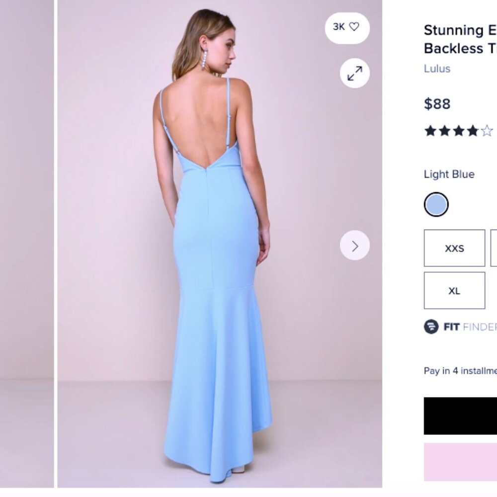 Lulu's Bridesmaid dress